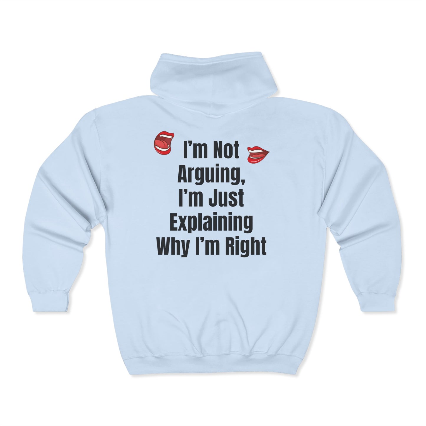 Facts Over Feelings Unisex Heavy Blend™ Full Zip Hooded Sweatshirt