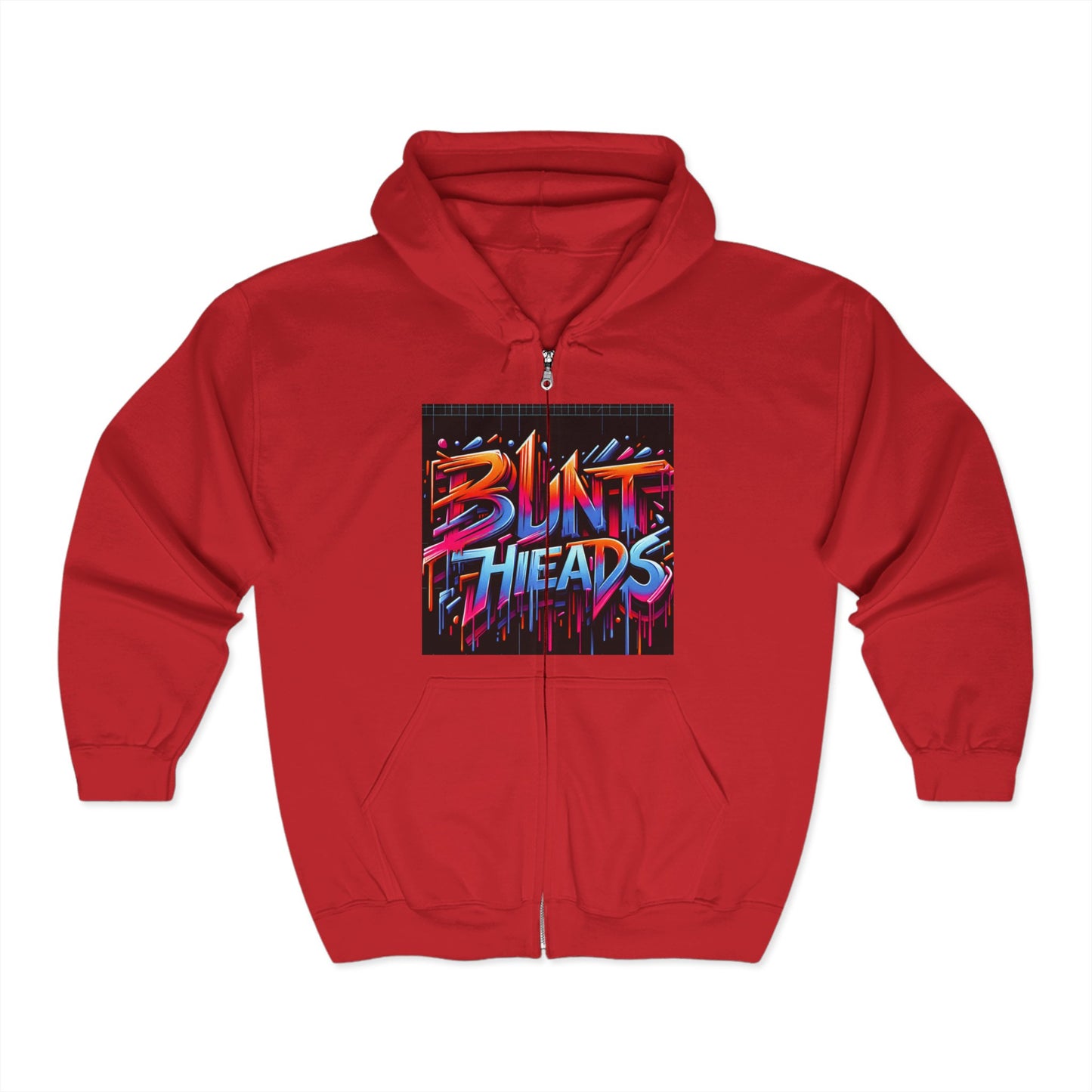 Full Zip Hooded Sweatshirt -Rebel With No Apologies