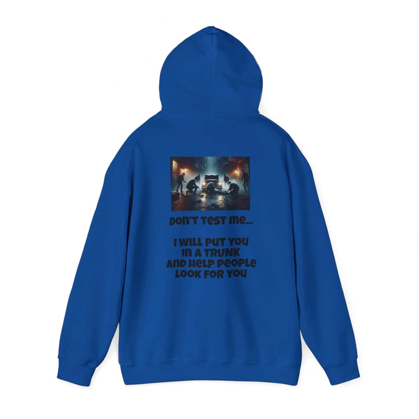 Savage Energy, Zero Regrets Unisex Heavy Blend™ Hooded Sweatshirt