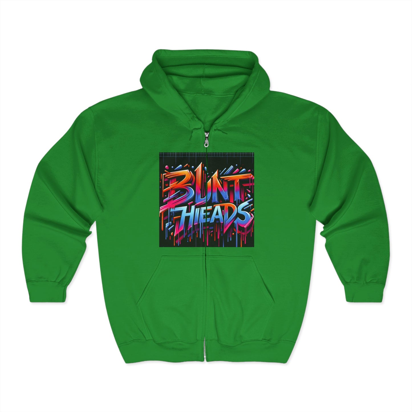 Full Zip Hooded Sweatshirt -Rebel With No Apologies