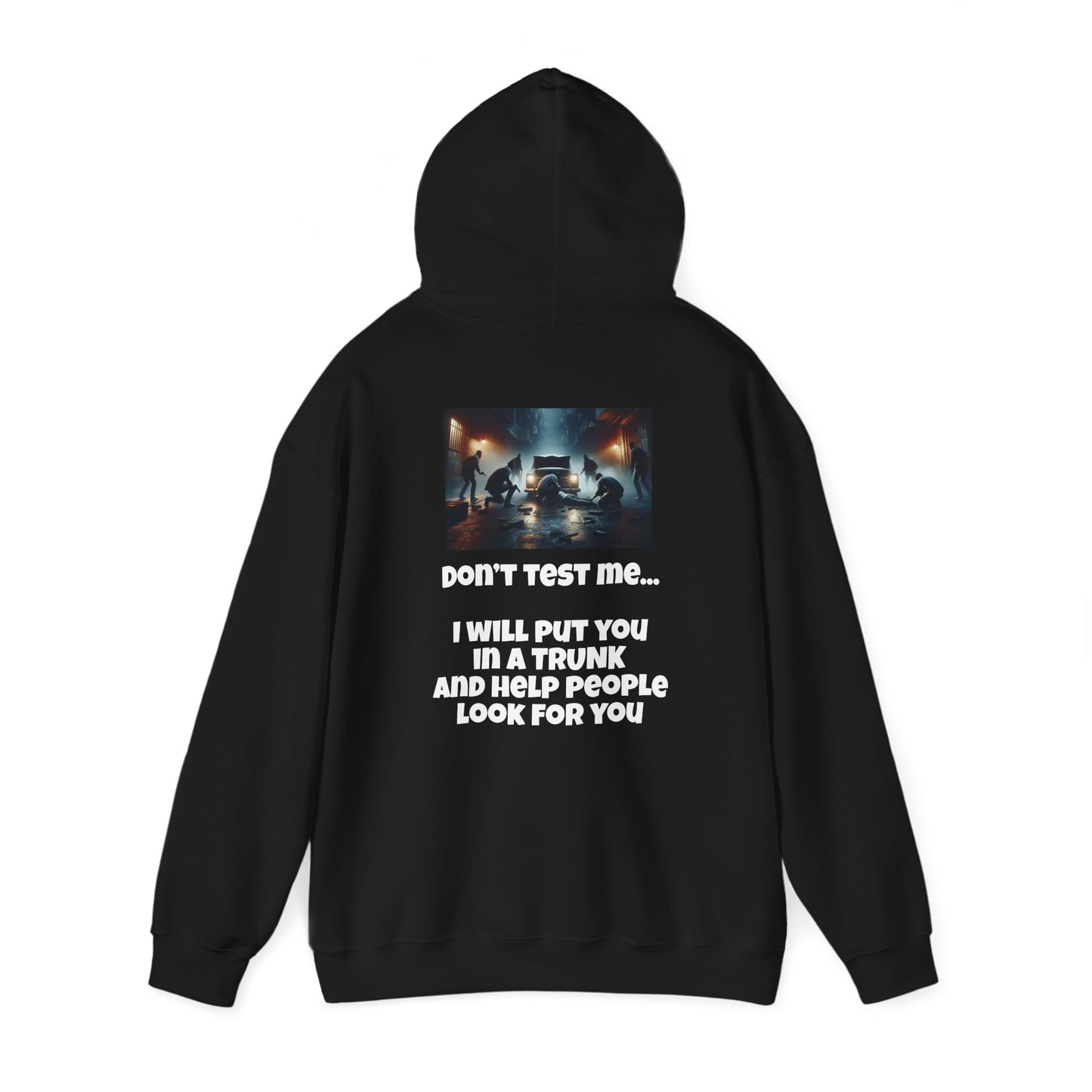 Savage Energy, Zero Regrets Unisex Heavy Blend™ Hooded Sweatshirt