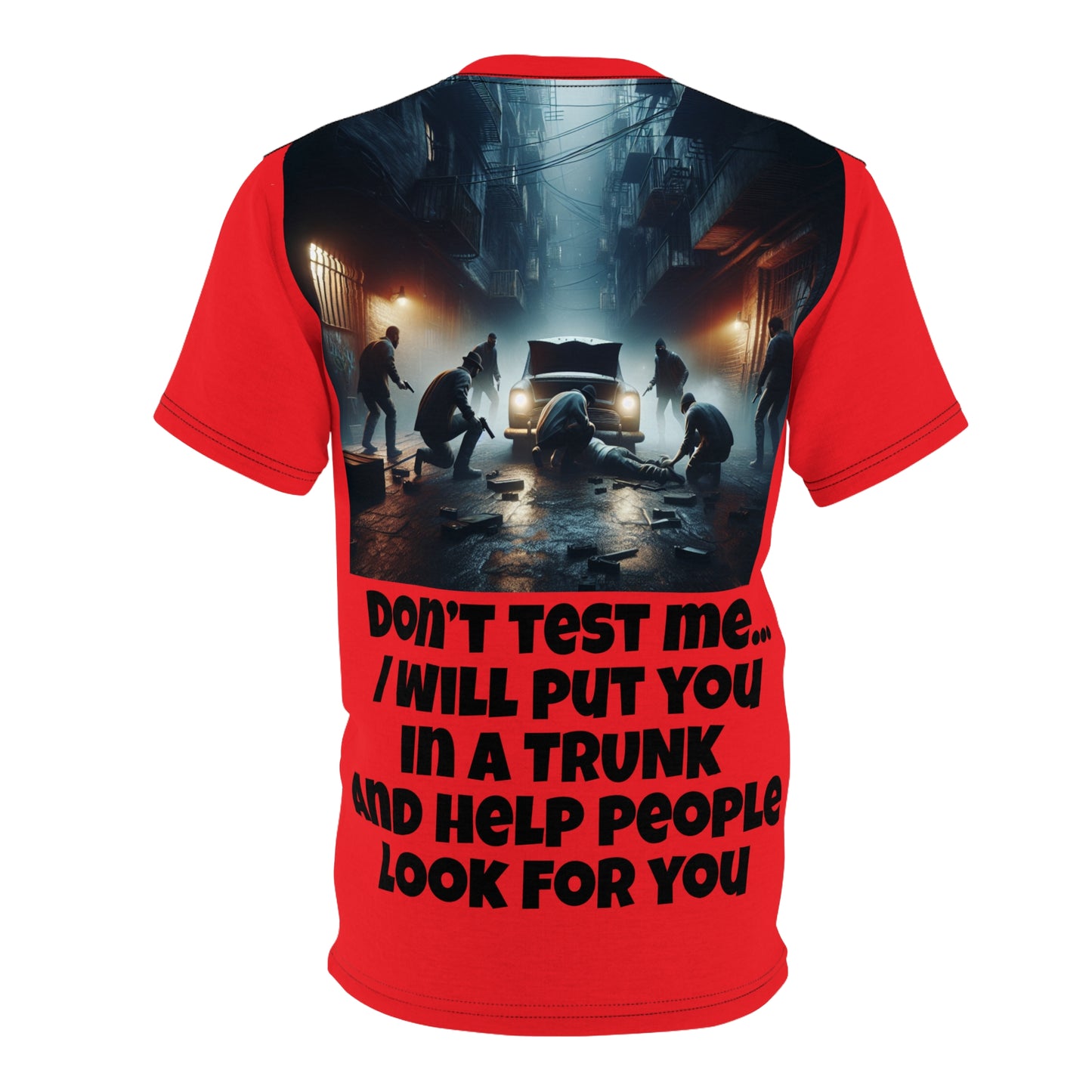 Savage Energy, Zero Regrets Unisex Cut & Sew Tee (AOP)