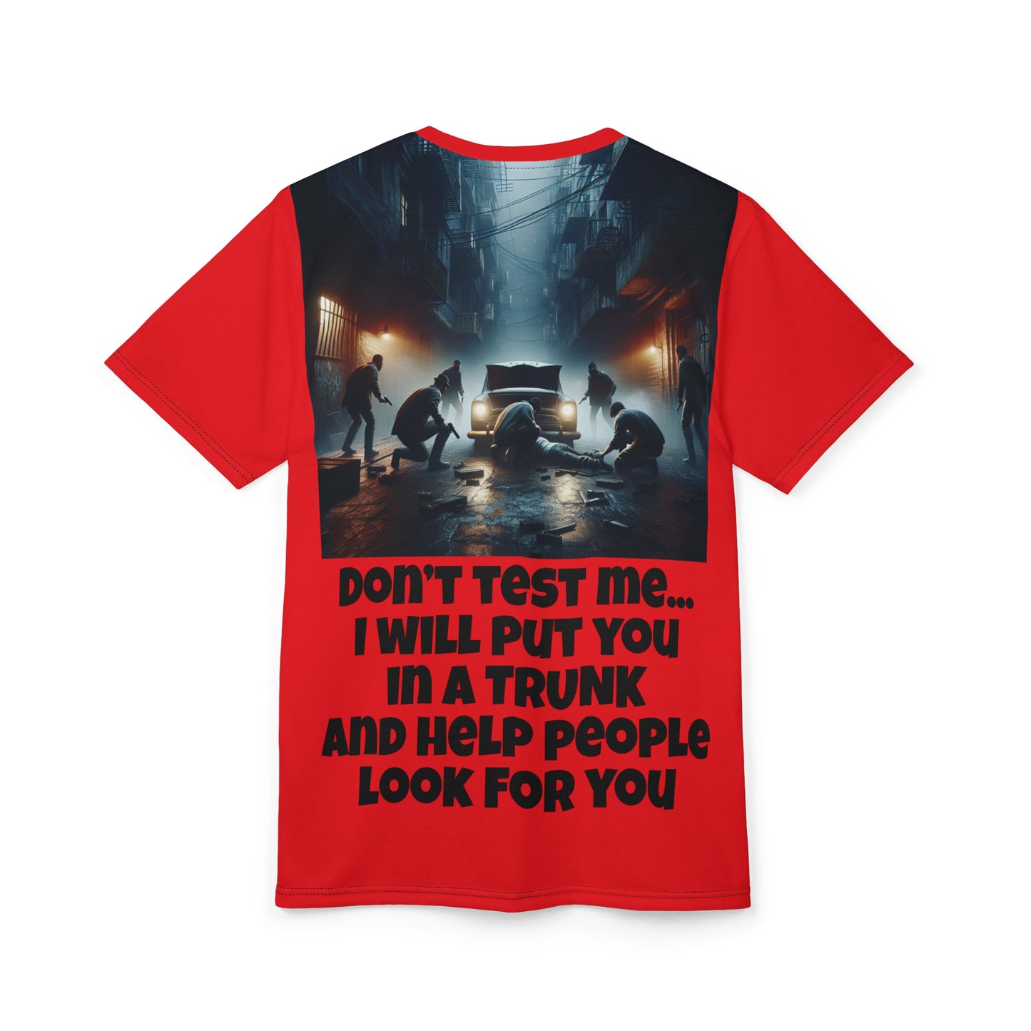 Savage Energy, Zero Regrets Unisex Cut & Sew Tee (AOP)