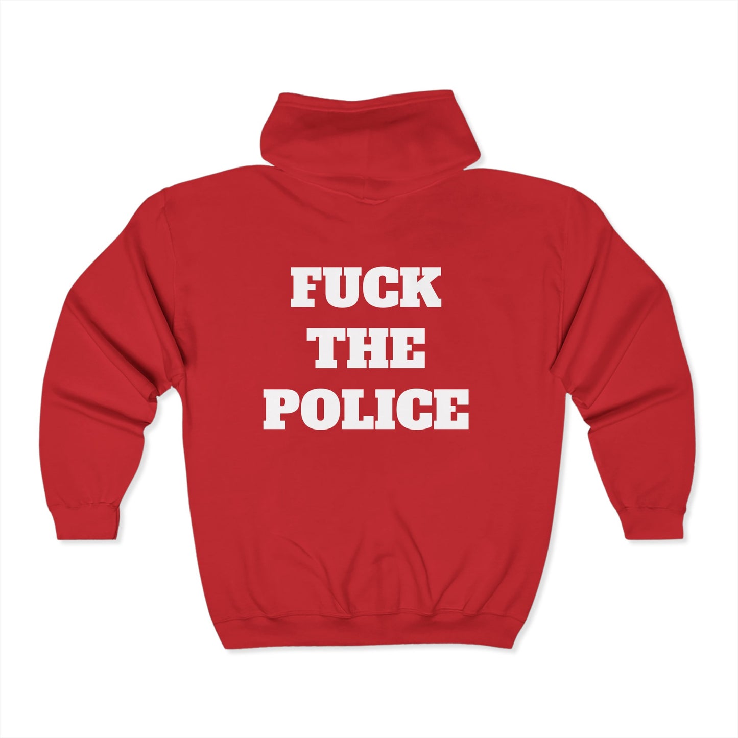 Full Zip Hooded Sweatshirt -Rebel With No Apologies
