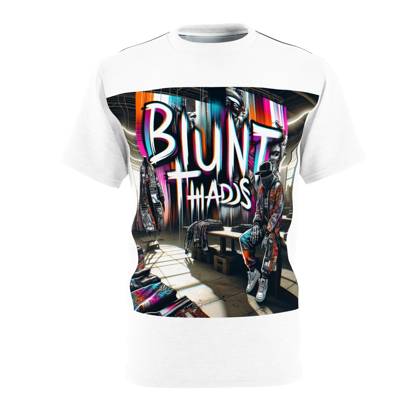 Savage Energy, Zero Regrets Unisex Cut & Sew Tee (AOP)