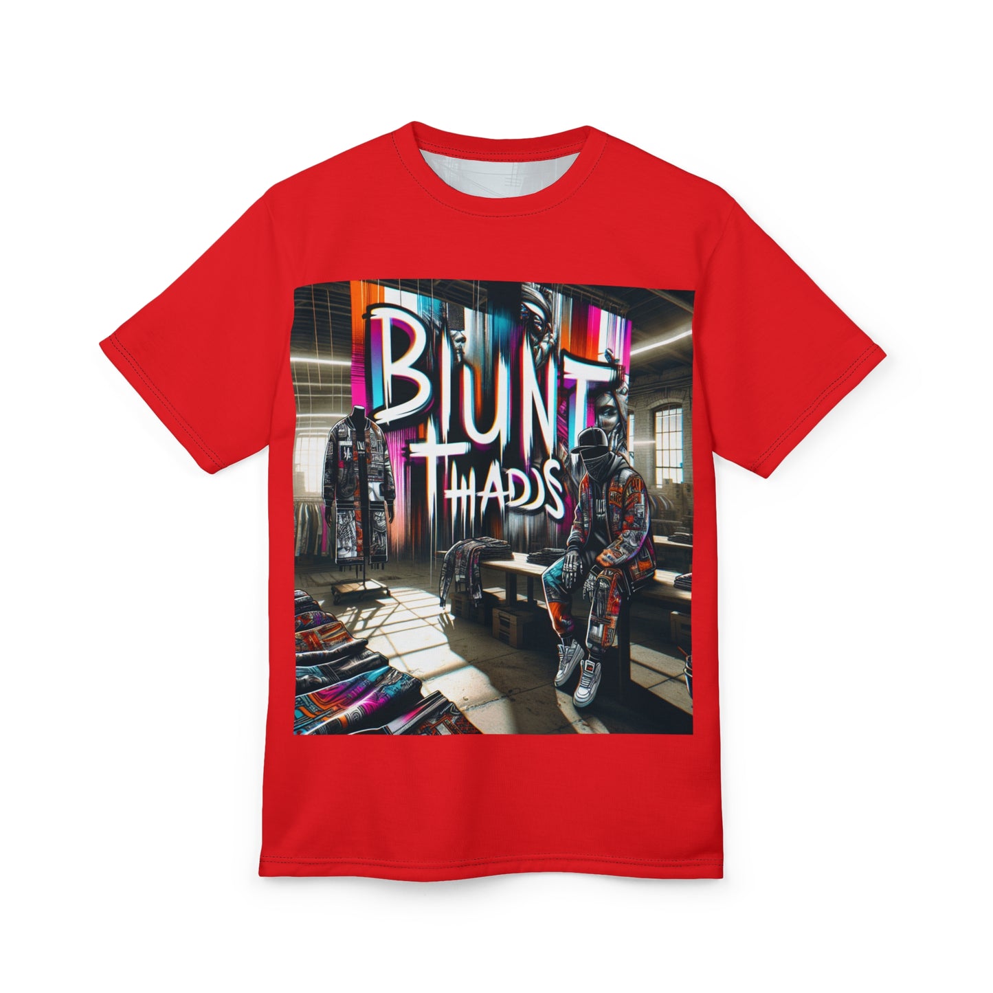 Savage Energy, Zero Regrets Unisex Cut & Sew Tee (AOP)