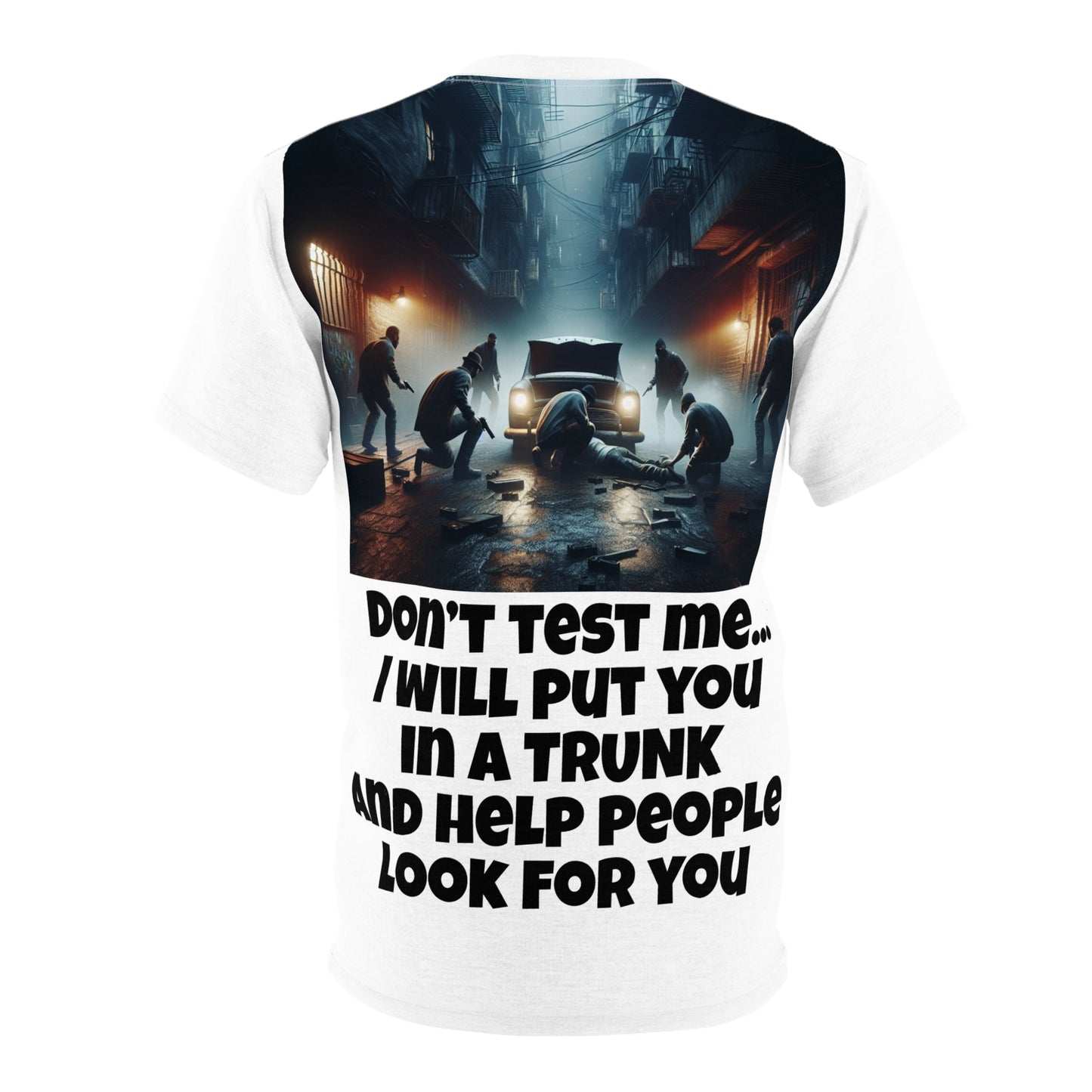 Savage Energy, Zero Regrets Unisex Cut & Sew Tee (AOP)