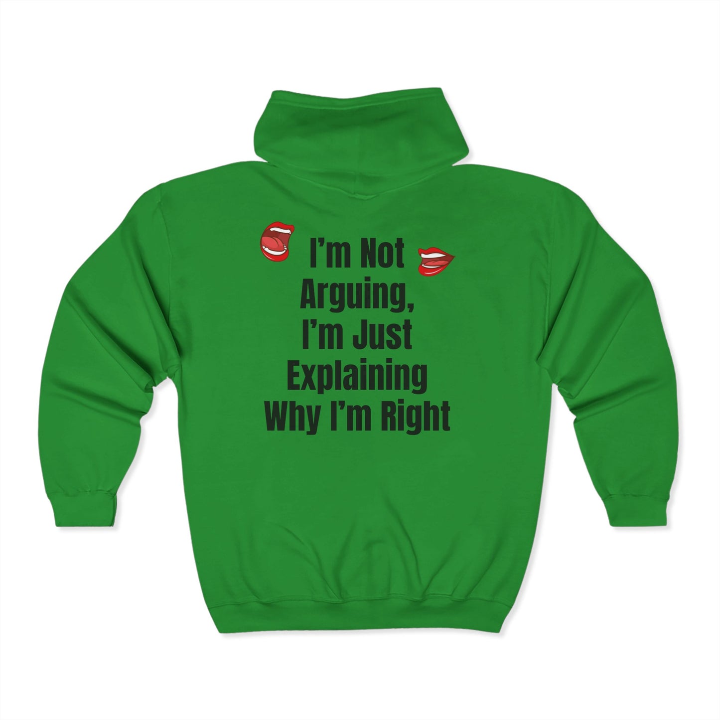 Facts Over Feelings Unisex Heavy Blend™ Full Zip Hooded Sweatshirt