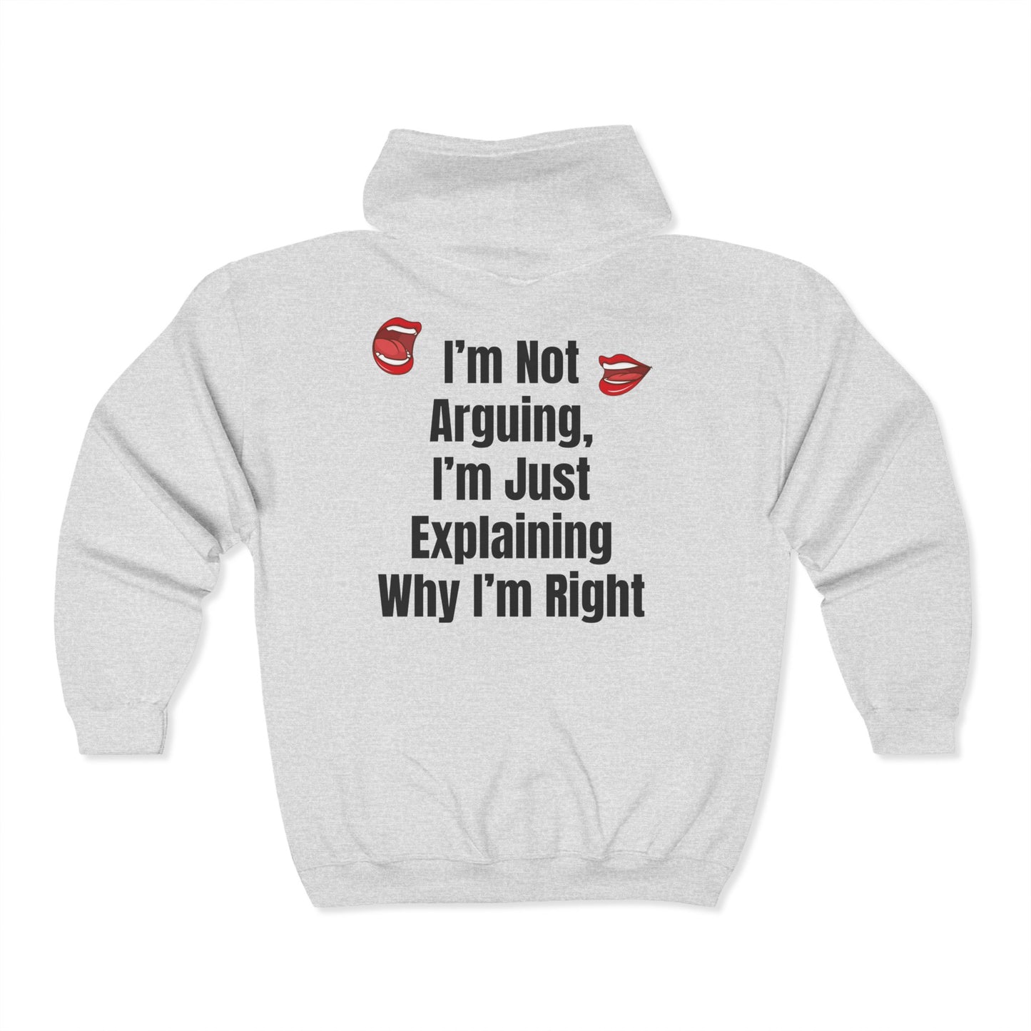Facts Over Feelings Unisex Heavy Blend™ Full Zip Hooded Sweatshirt