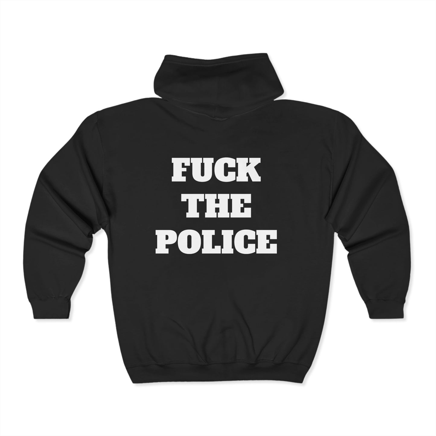 Full Zip Hooded Sweatshirt -Rebel With No Apologies