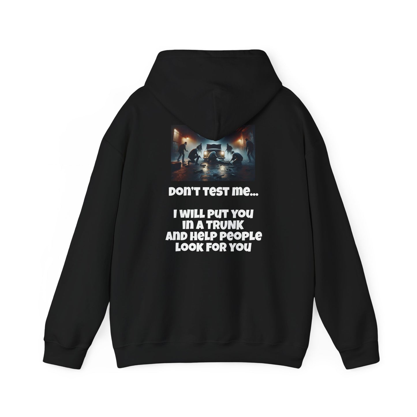 Savage Energy, Zero Regrets Unisex Heavy Blend™ Hooded Sweatshirt