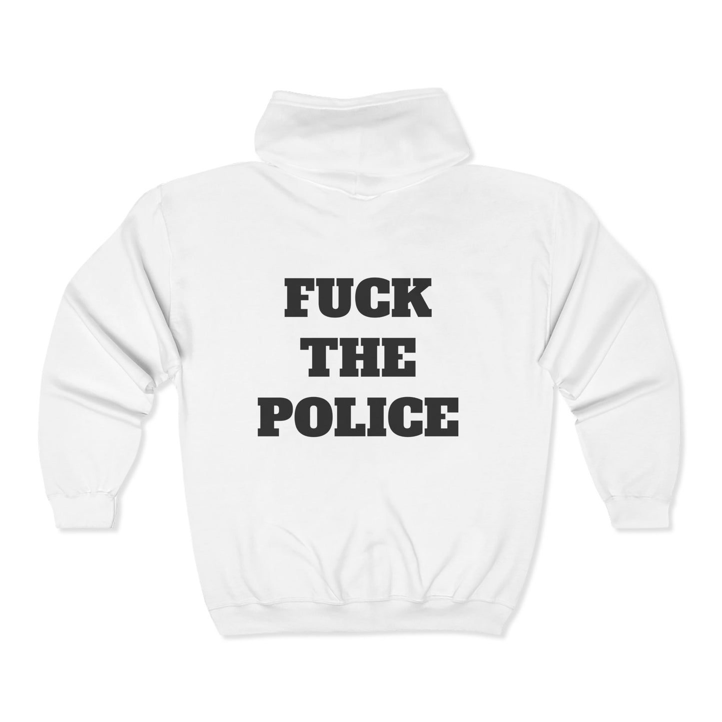 Full Zip Hooded Sweatshirt -Rebel With No Apologies