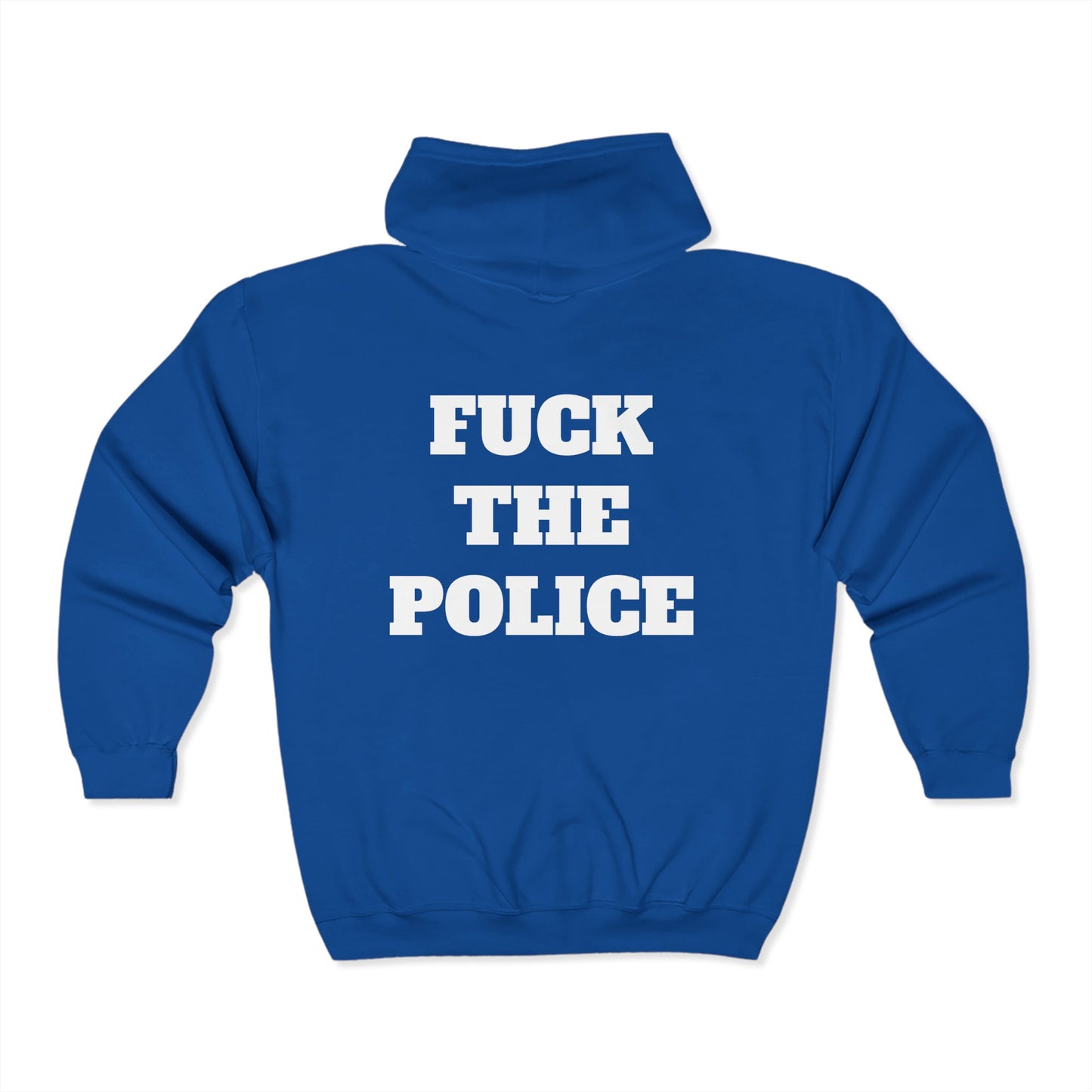 Full Zip Hooded Sweatshirt -Rebel With No Apologies
