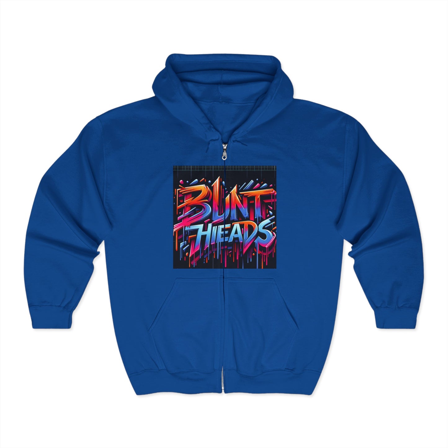 Full Zip Hooded Sweatshirt -Rebel With No Apologies