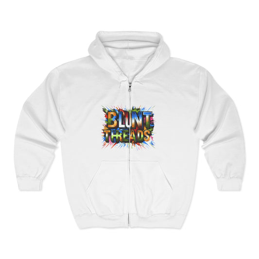 Facts Over Feelings Unisex Heavy Blend™ Full Zip Hooded Sweatshirt
